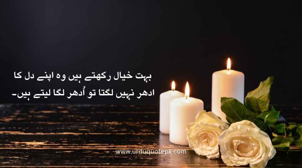 Top 20 Urdu Poetry in 2 Lines/Best poetry in urdu 6 A flower image with urdu poetry in 2 lines for heart break